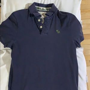 Men’s Abercrombie & Fitch Dark Blue polo